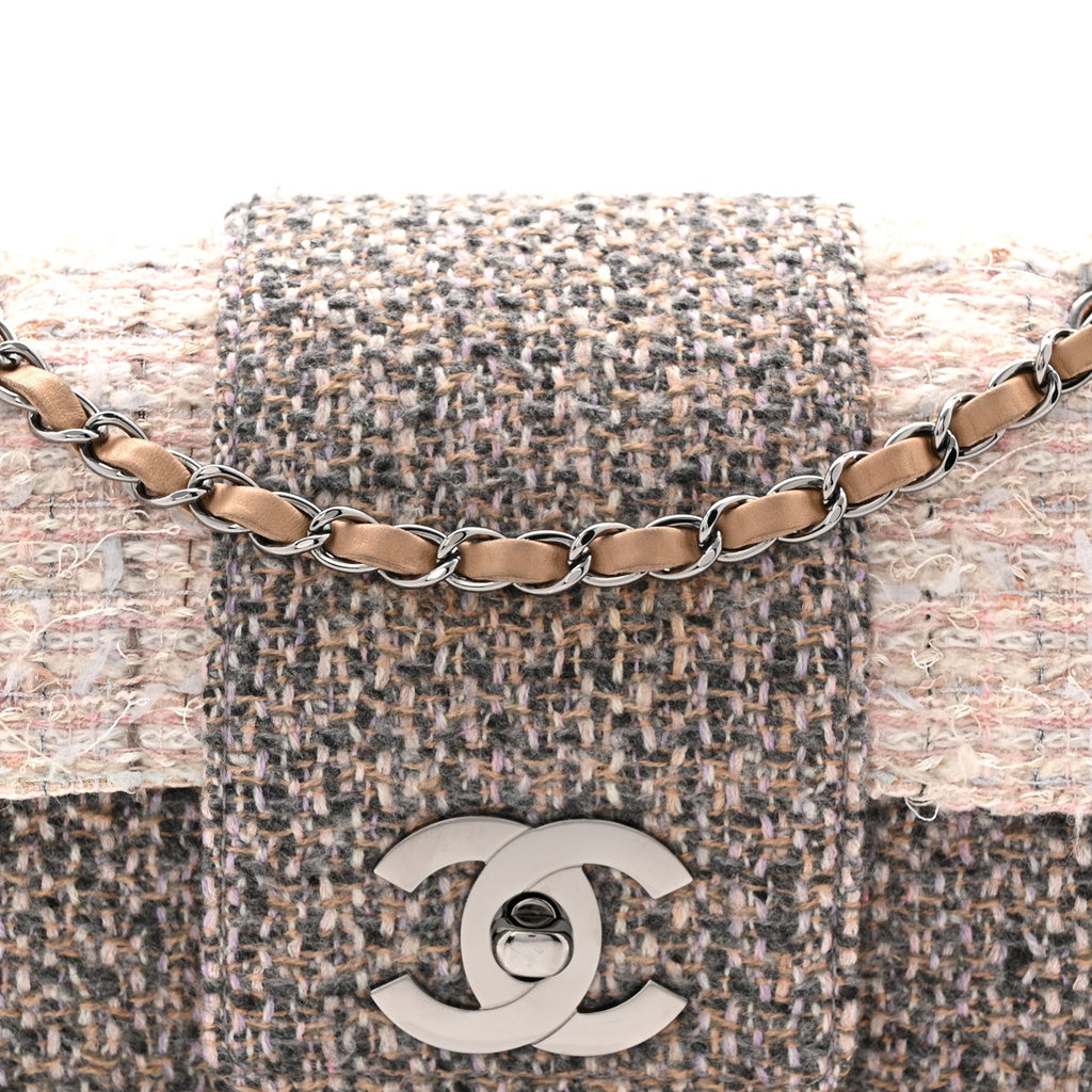 Tweed Medium Fantasy Flap Grey