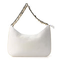 Calfskin Large Loubila Chain Shoulder Bag White