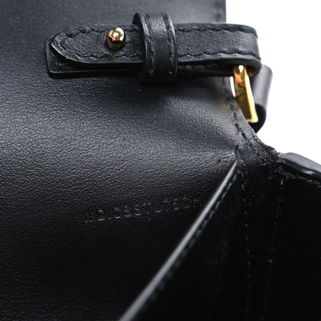 Calfskin Vintage Check New Hampshire Bag Black