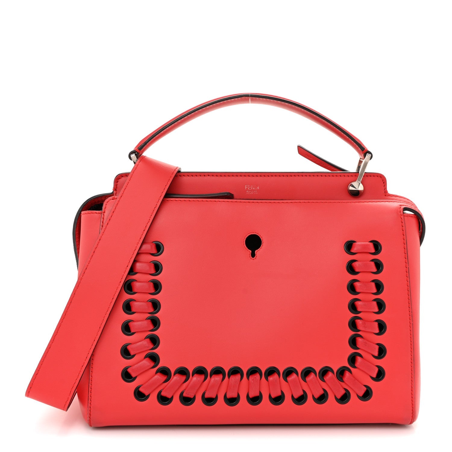 Vitello Baltico Dolce Shiny Nappa DotCom Satchel Caipiroska Bubblegum