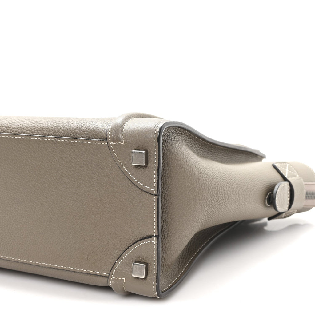 Drummed Calfskin Micro Luggage Souris