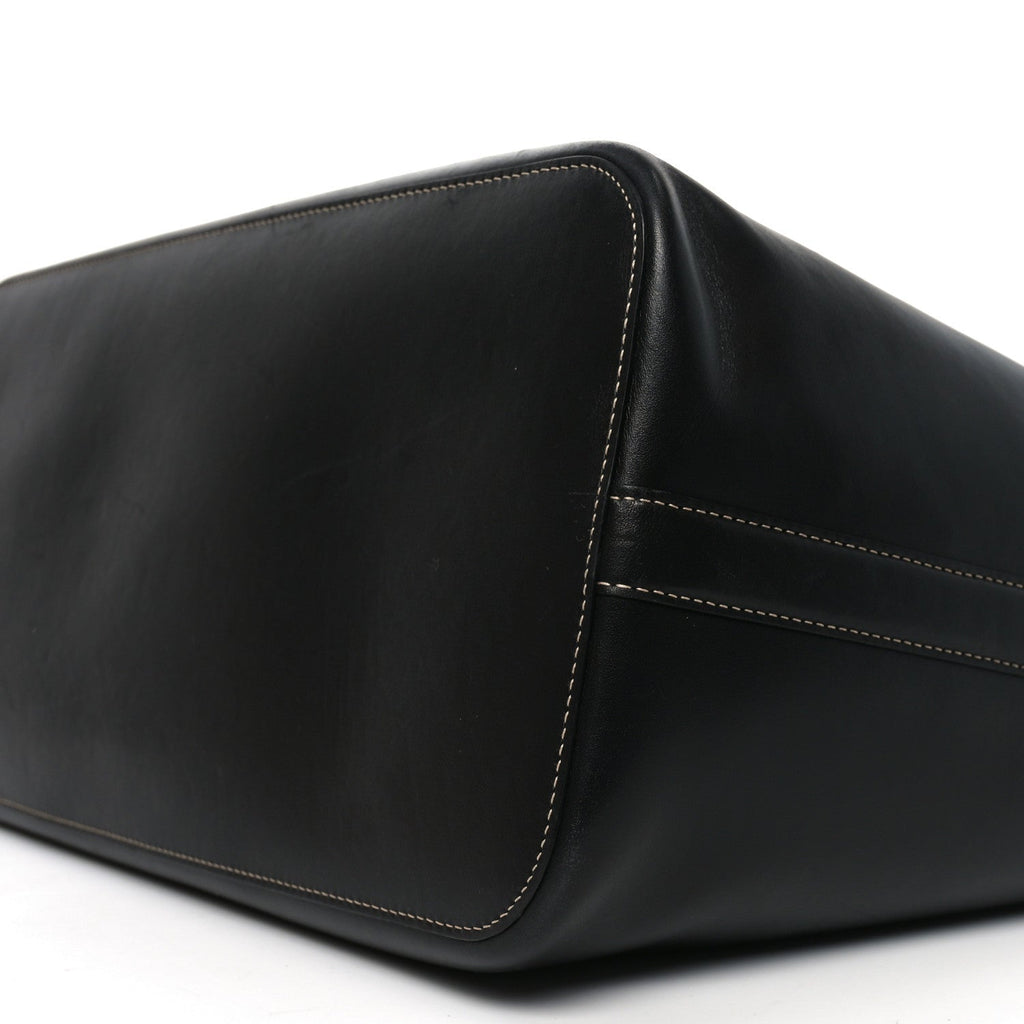 Calfskin Large The Bow Bag Black