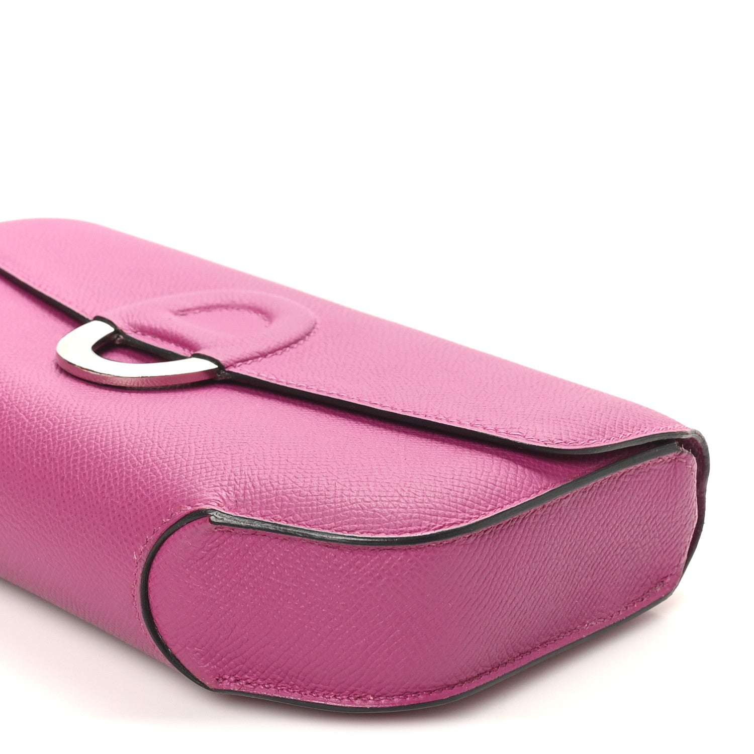 Epsom Cherche Midi Clutch Rose Pourpre