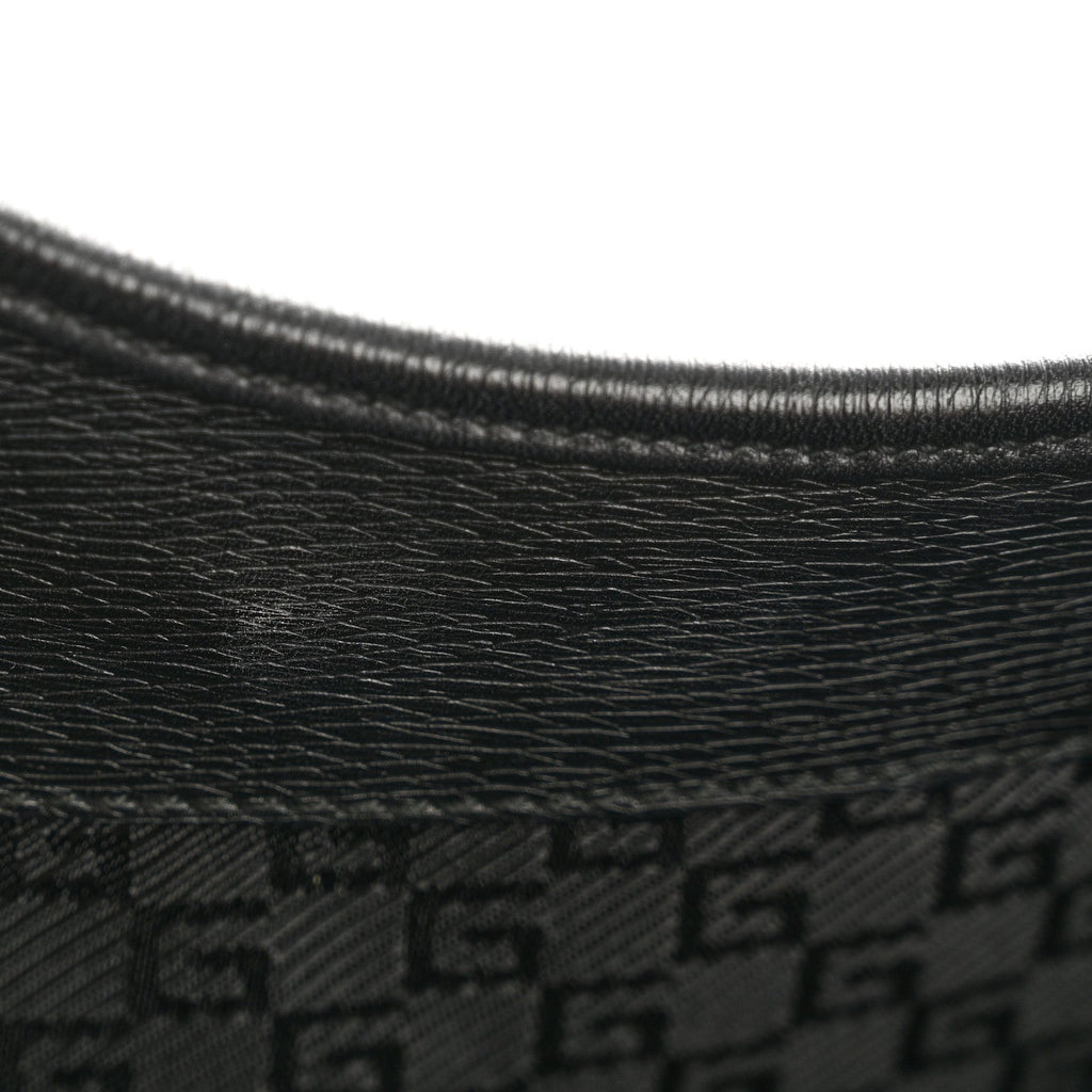 Calfskin Bardot Hobo Black