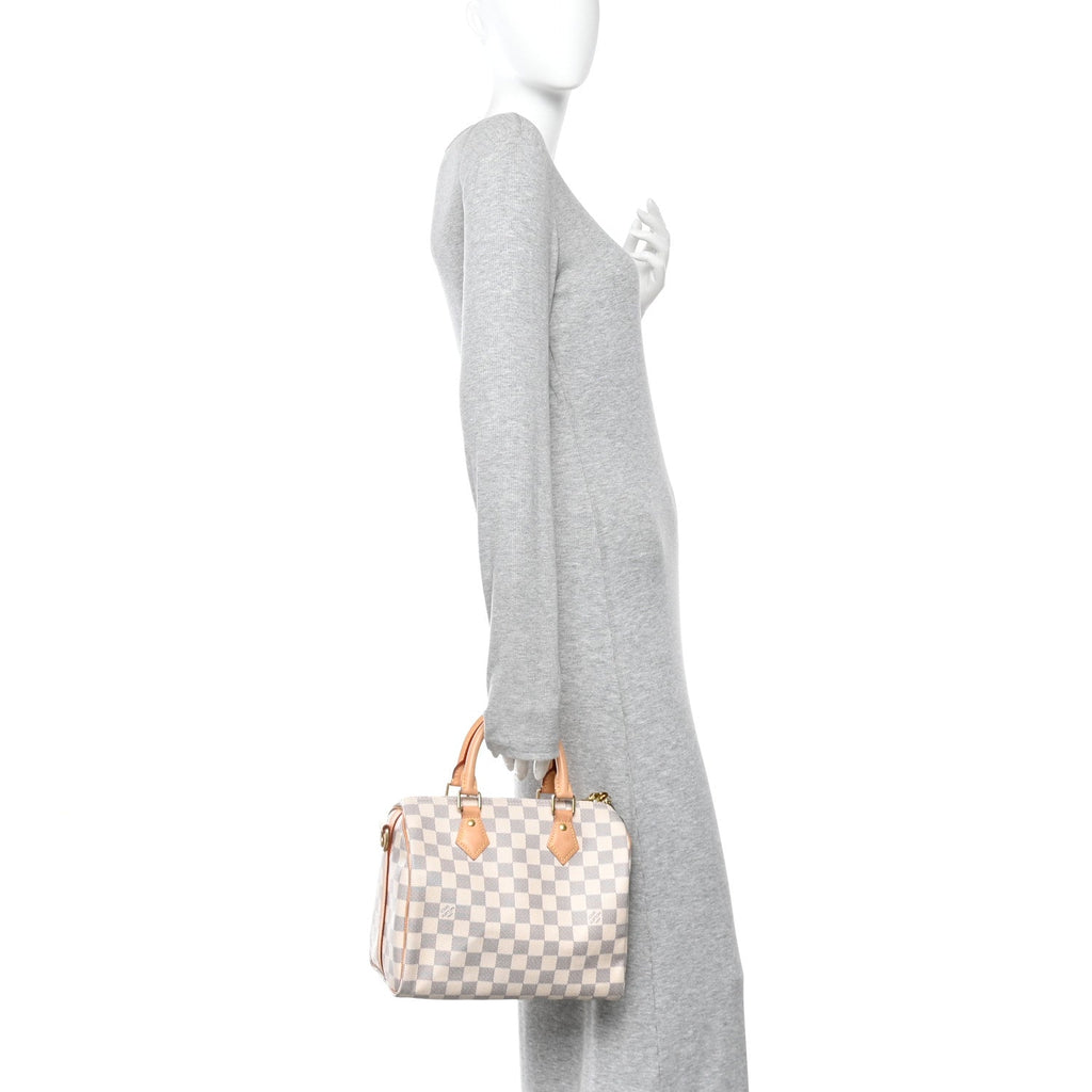 Damier Azur Speedy Bandouliere 25