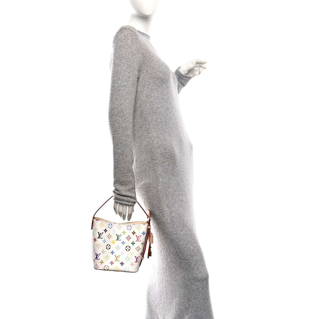LV X TM Monogram Multicolor All In BB White