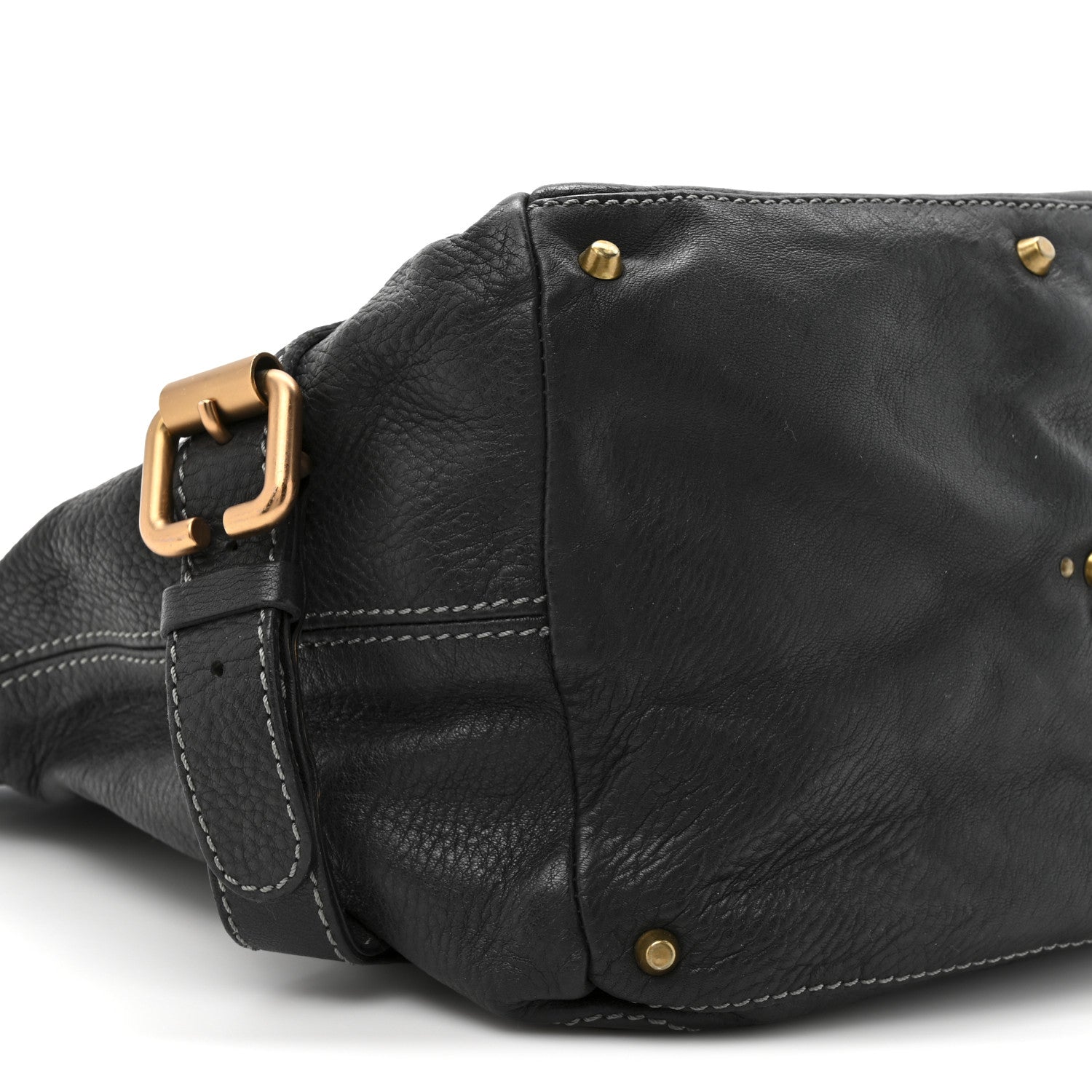 Calfskin Paddington Hobo Black