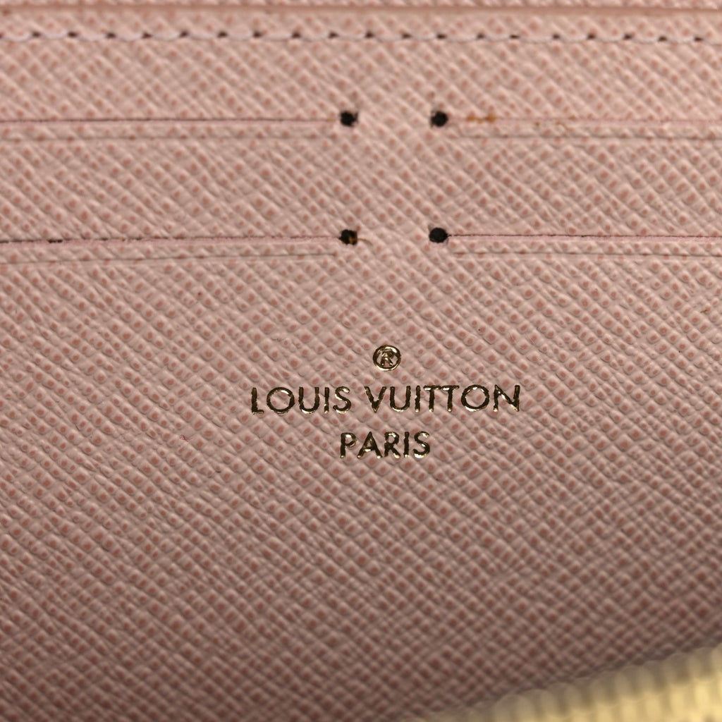 Monogram Clemence Wallet Rose Ballerine