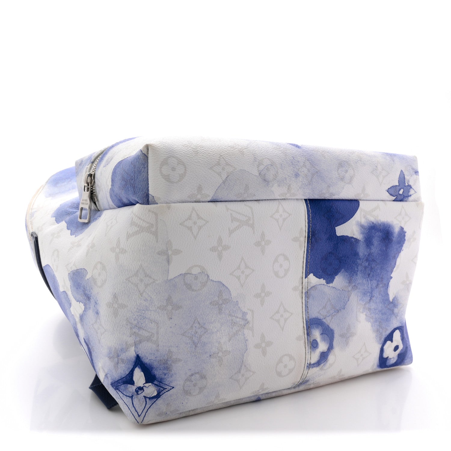 Monogram Watercolor Discovery Backpack Blue