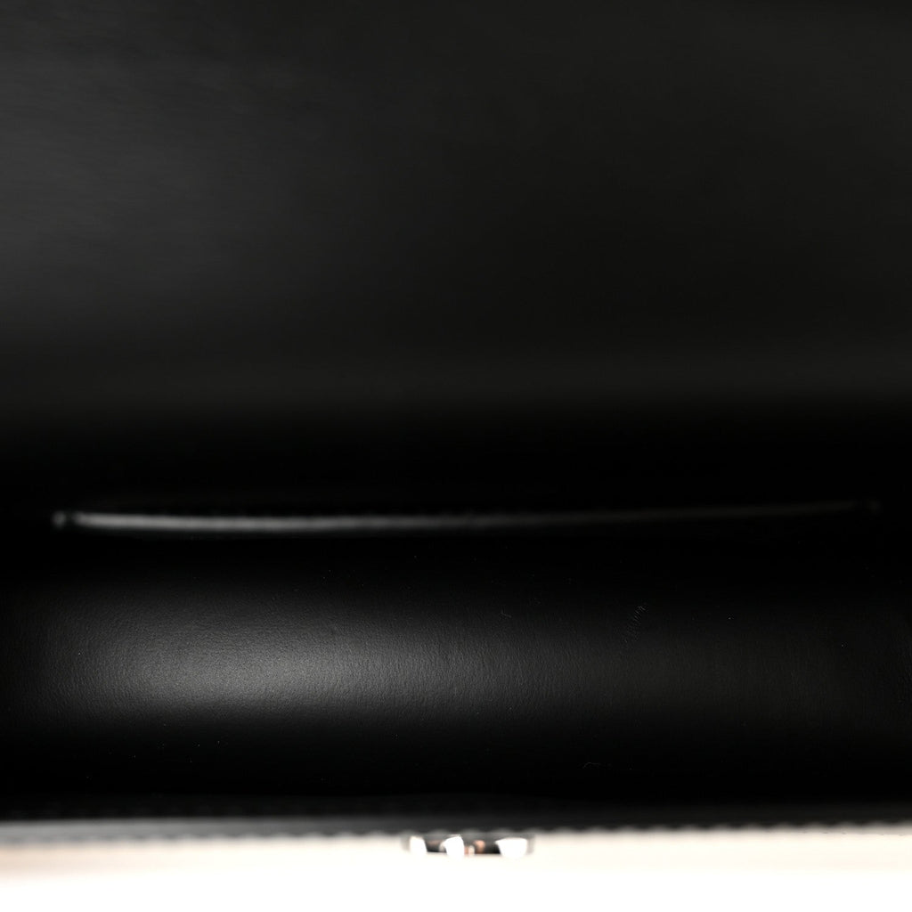Calfskin Crystal Double Gancini Mini Bag Black