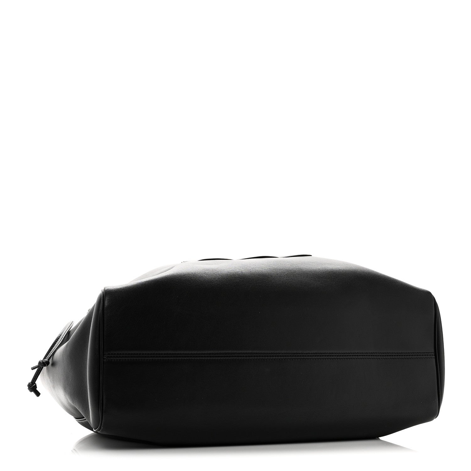 Smooth Calfskin Cuir Triomphe Cabas Drawstring Black