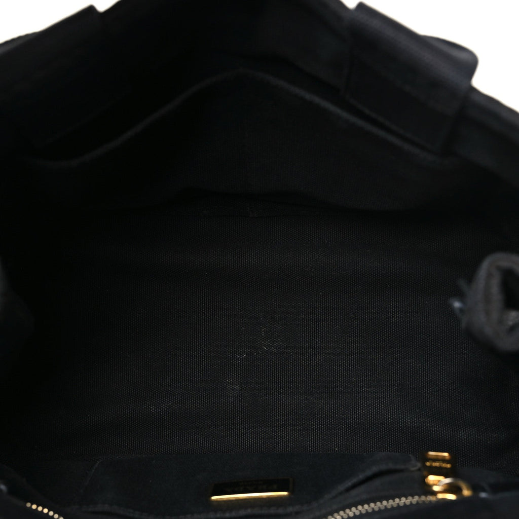 Denim Canapa Logo Tote Black