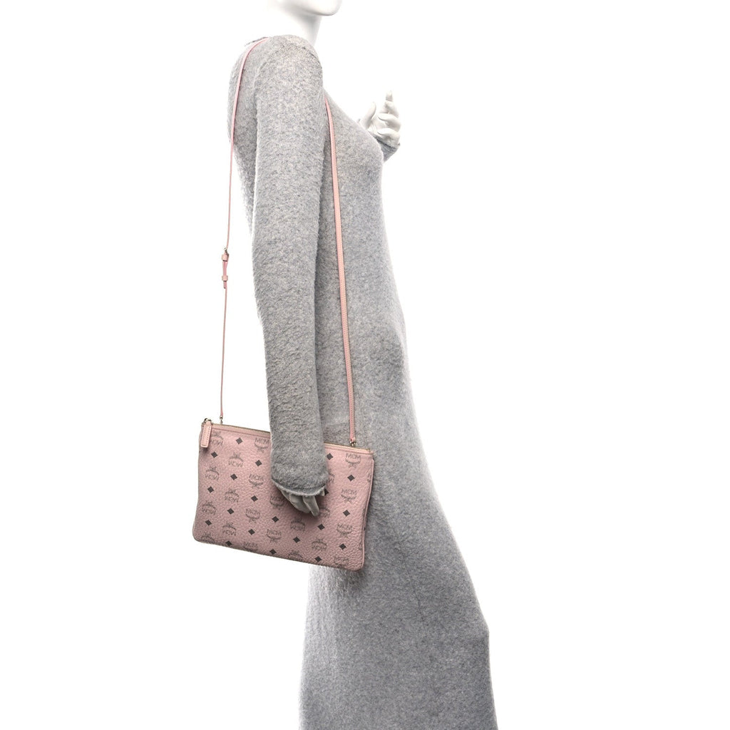 Visetos Medium Crossbody Pouch Soft Pink