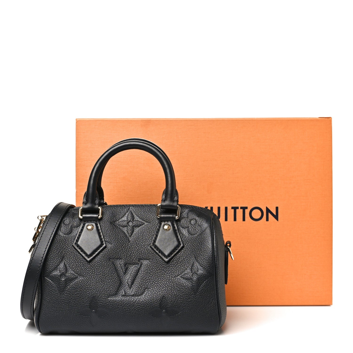 Empreinte Monogram Giant Speedy Bandouliere 20 Black