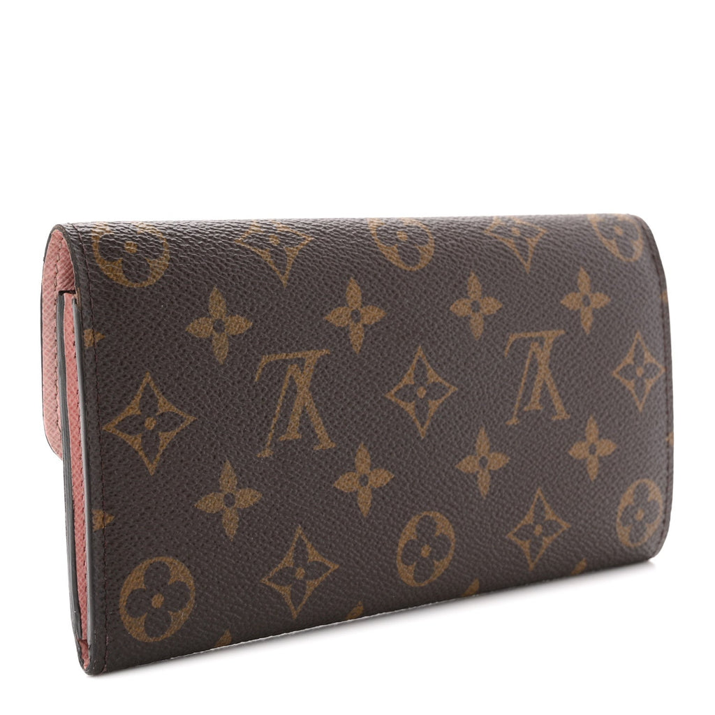 Monogram Emilie Wallet Rose Ballerine