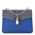 Galuchat Calfskin Serpenti Forever Crossbody Bag Blue