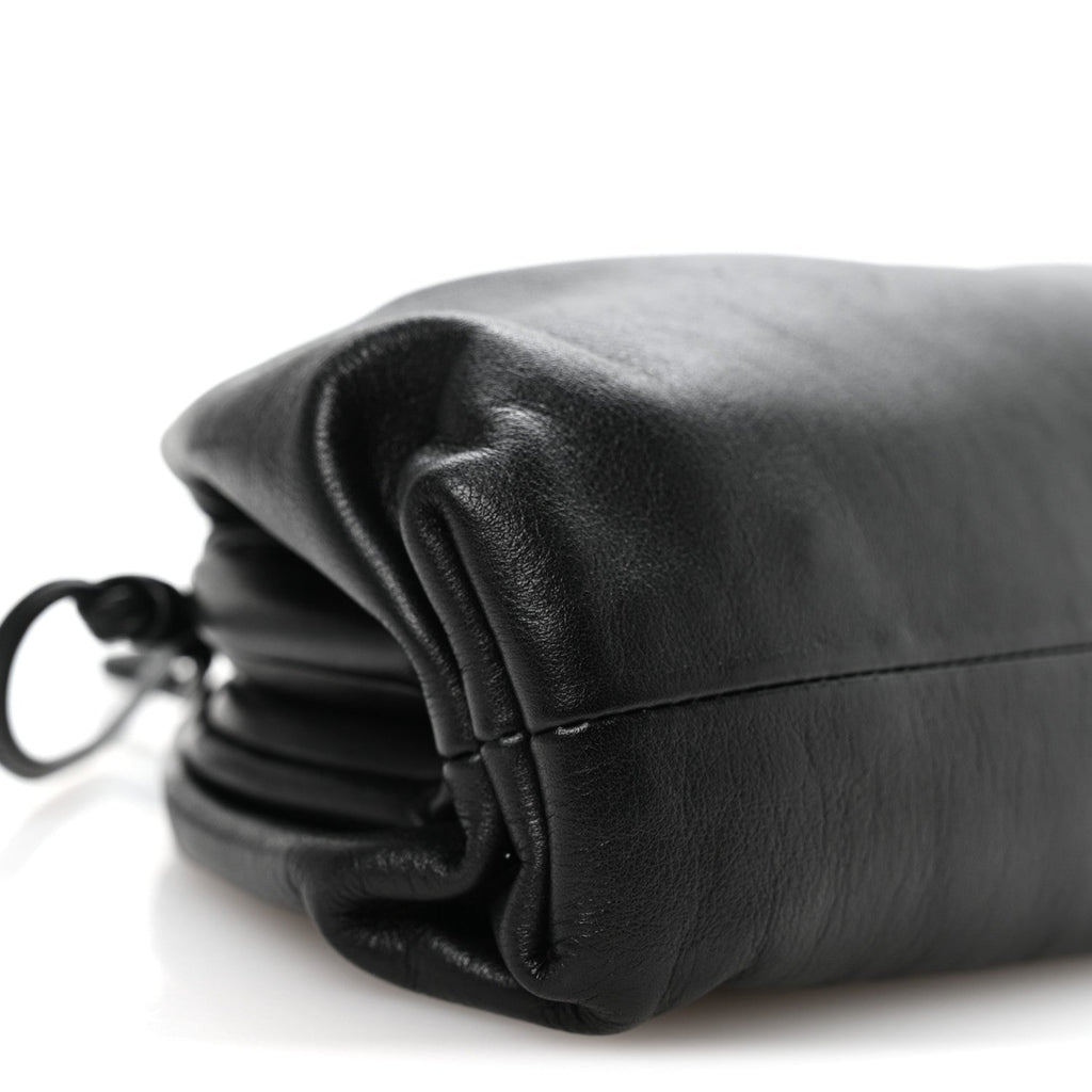 Butter Calfskin The Mini Pouch Black