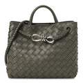 Nappa Intrecciato Small Andiamo Shoulder Bag Pickle