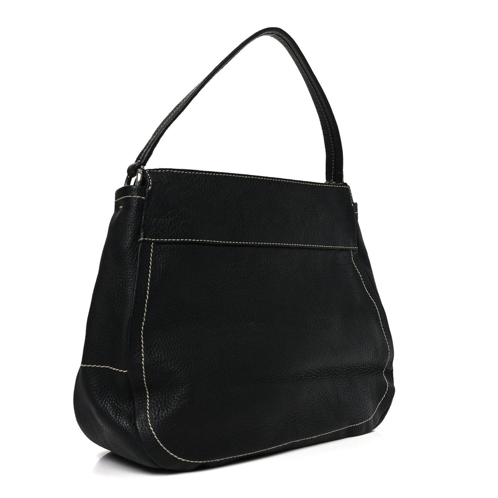 Vitello Daino Hobo Black