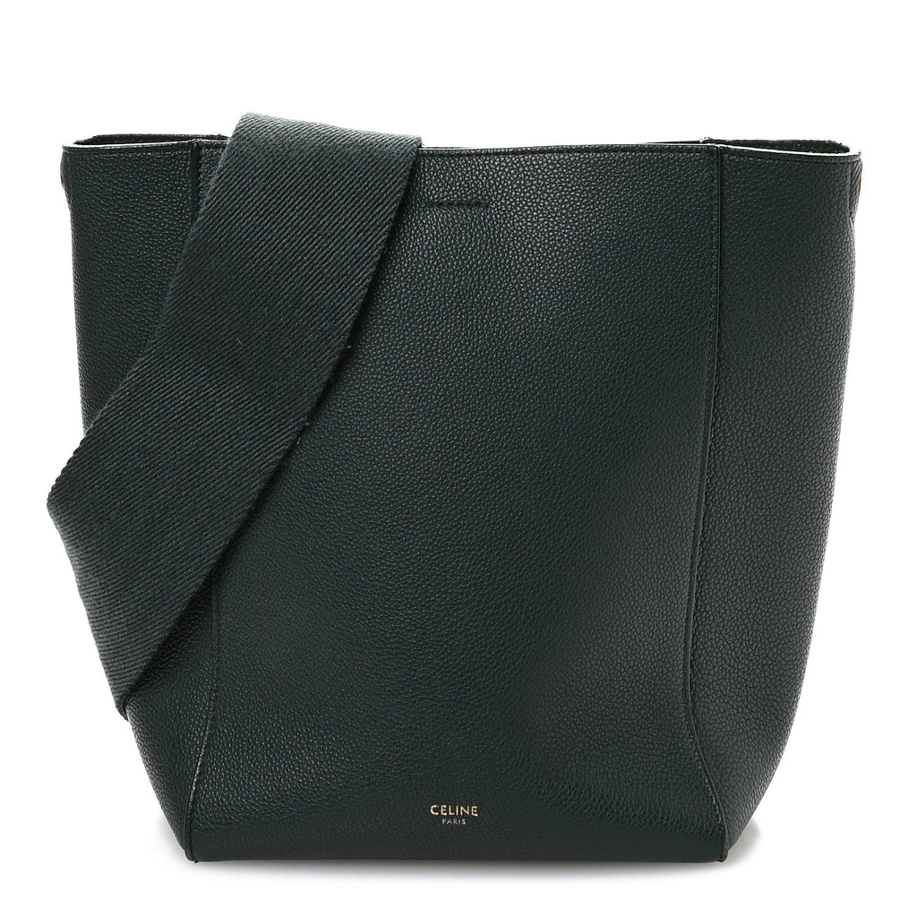 Soft Grained Calfskin Small Sangle Bucket Bag Amazone