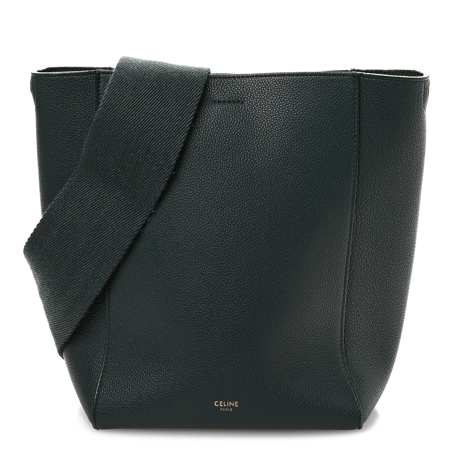 Soft Grained Calfskin Small Sangle Bucket Bag Amazone
