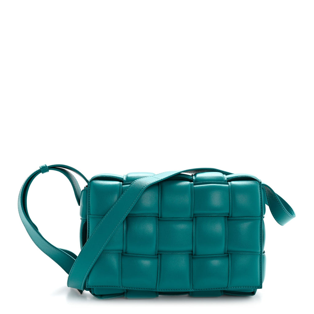 Nappa Maxi Intreccio Padded Cassette Crossbody Bag Blaster
