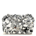 Sequin Mini Rectangular Flap Silver