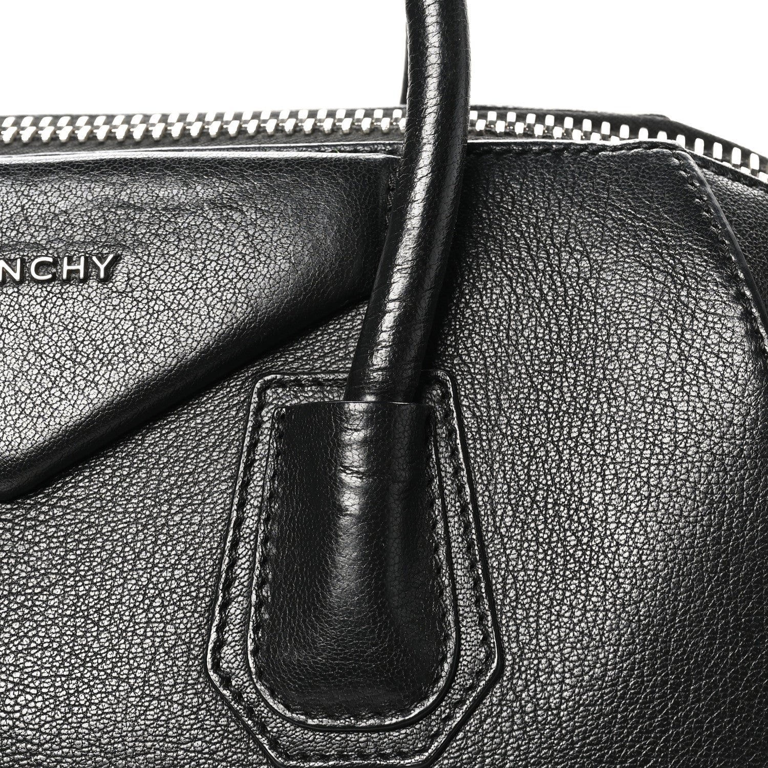 Sugar Goatskin Medium Antigona Black