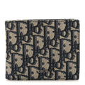 Oblique Bi-Fold Wallet Blue