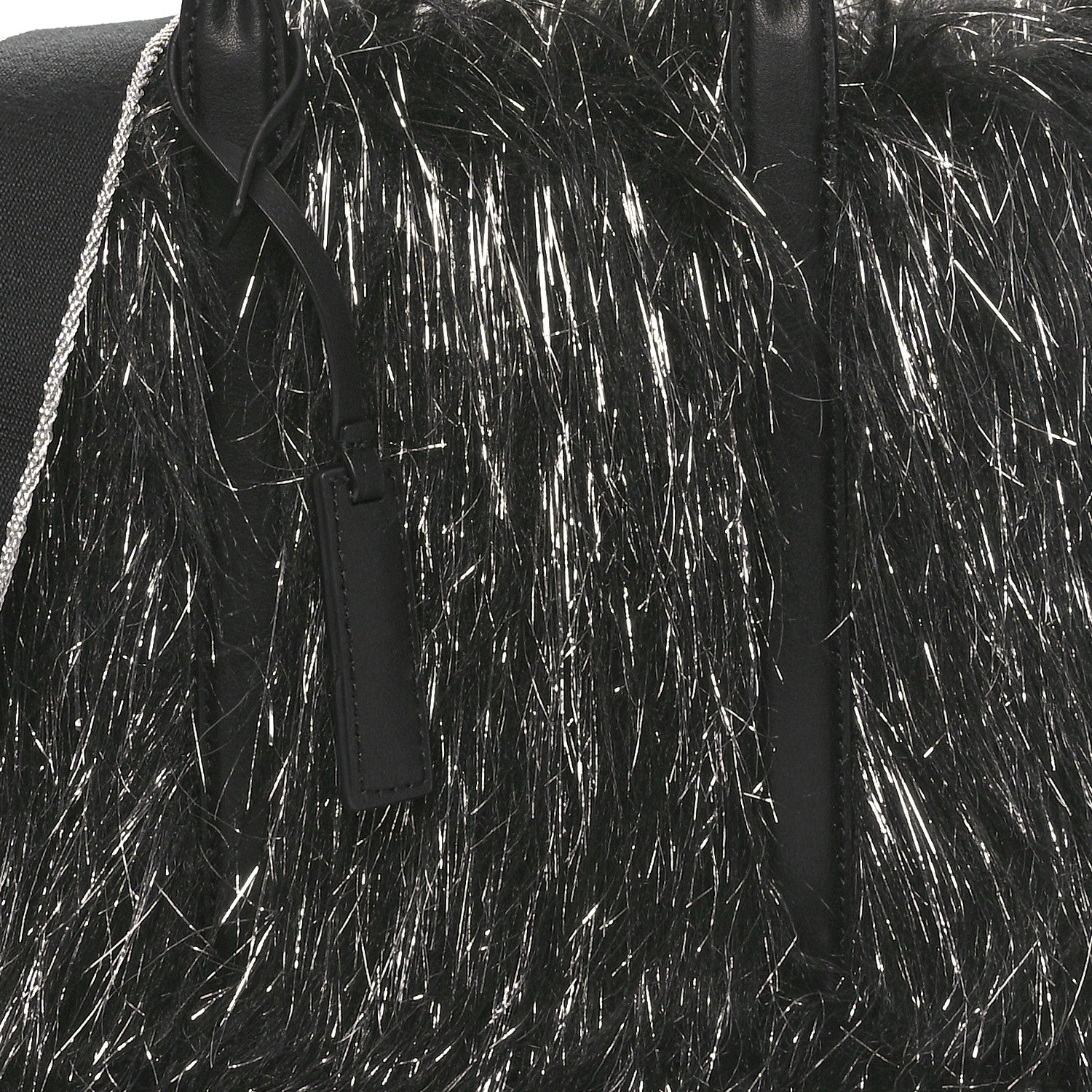 The Creature Small Tote Bag Black Silver