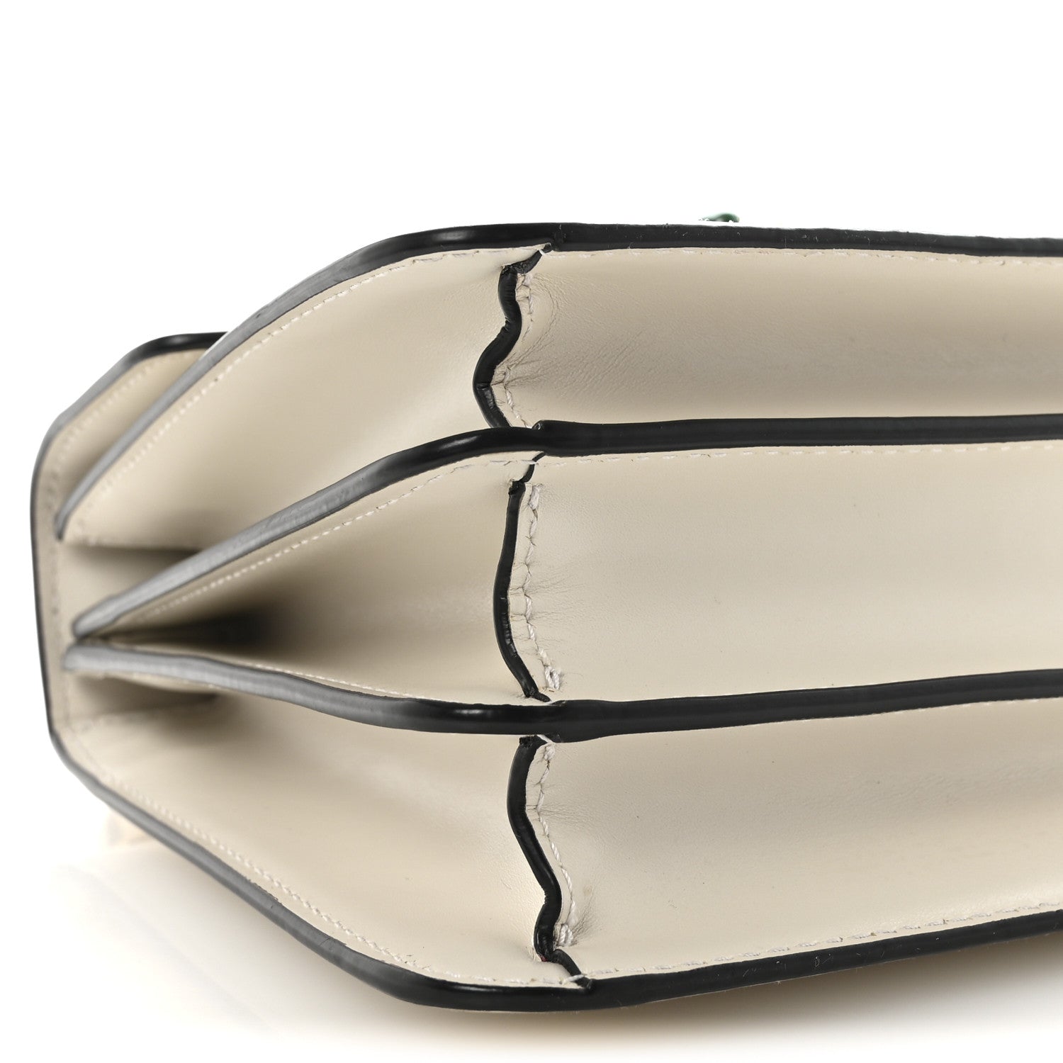 Calfskin Serpenti Forever Top Handle White