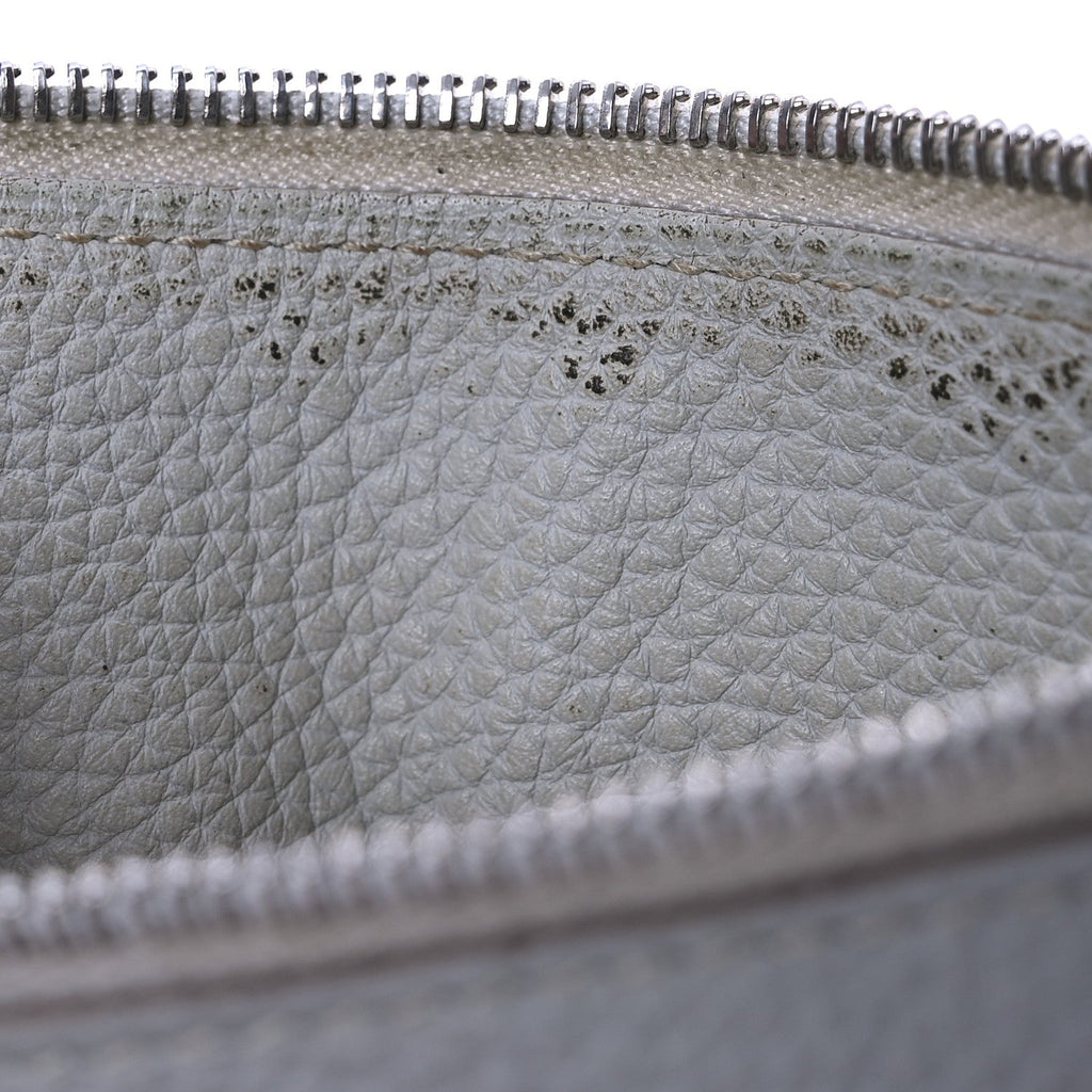 Togo Dogon Duo Wallet Rouge Garance Gris Mouette