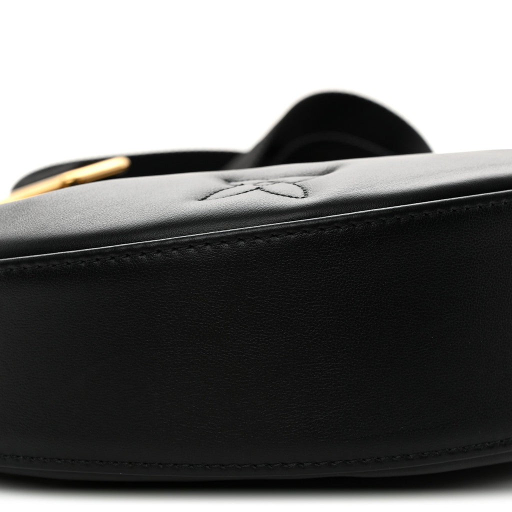 Calfskin Bubblegram Over The Moon Black