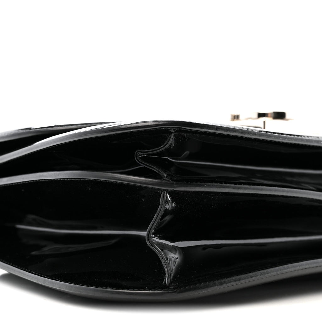 Patent Jody Shoulder Bag Black