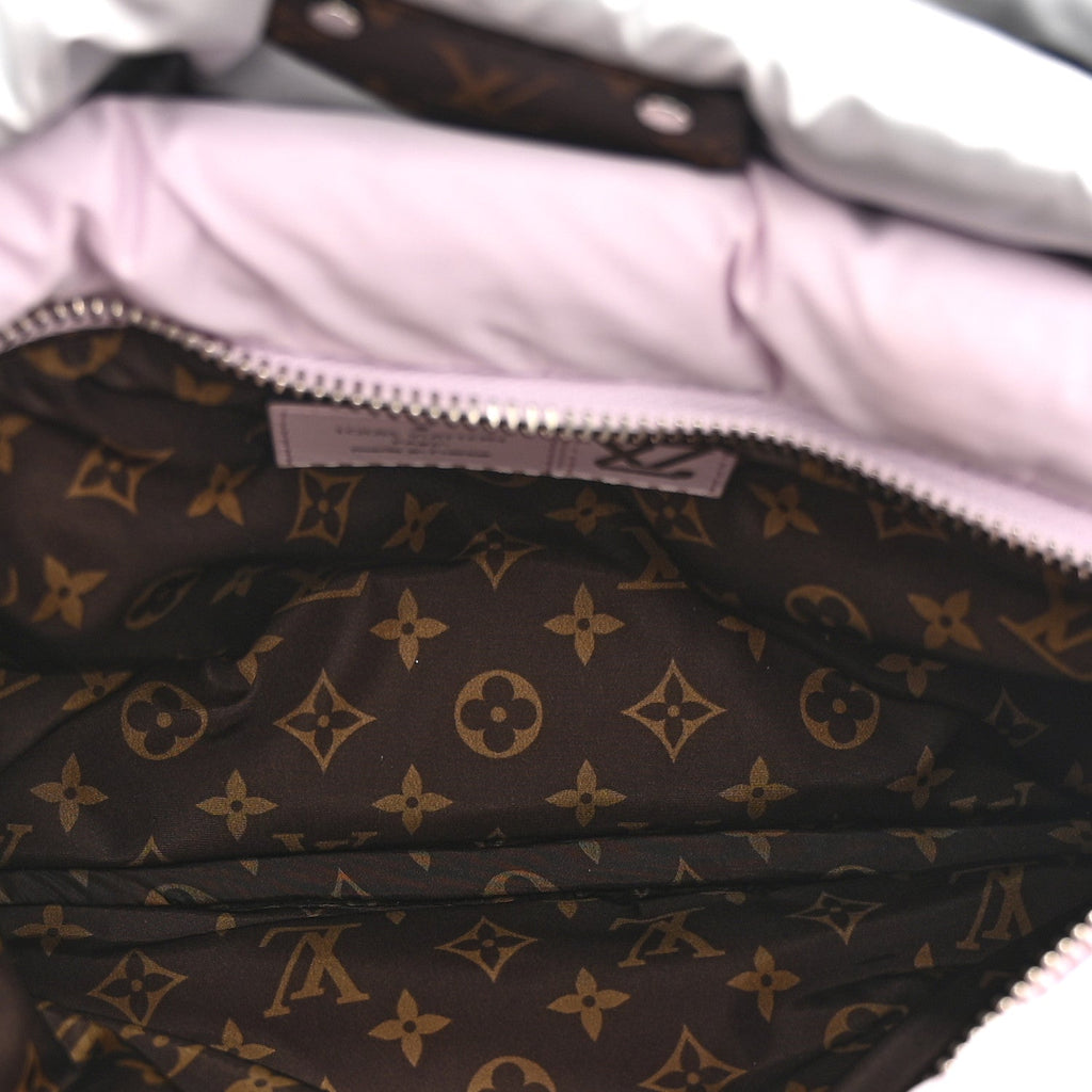 Econyl Monogram Pillow Maxi Multi Pochette Accessories Silver Pale Pink
