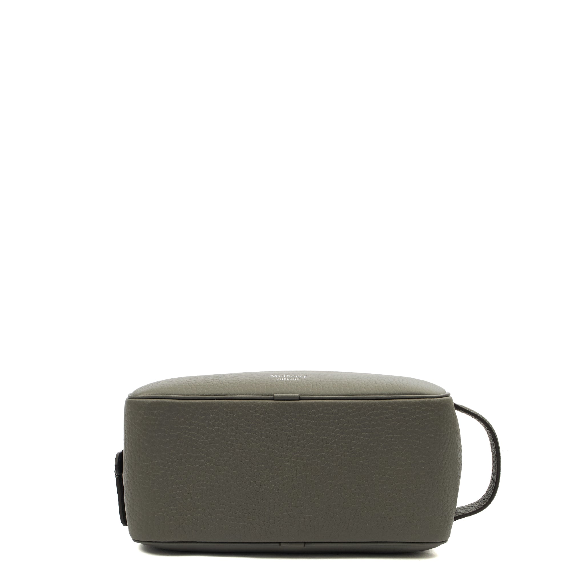 Mulberry Cosmetic Bag Wash Case in Grey, Leather