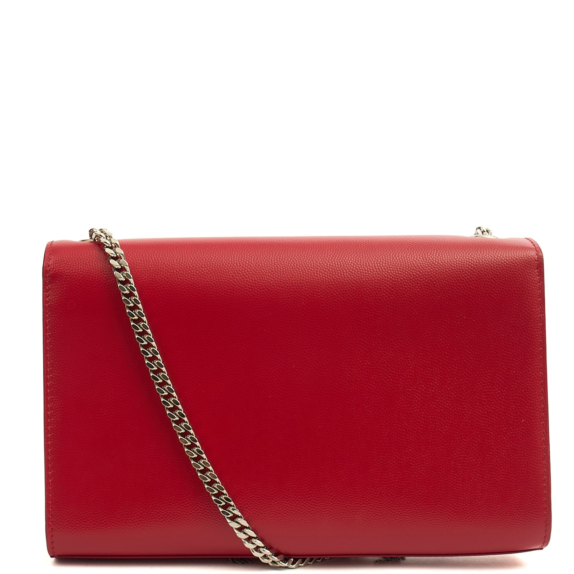 Saint Laurent Shoulder Bag Kate Medium Tassle in Red, Leather