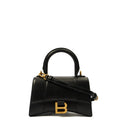 Balenciaga Top Handle Hourglass XS in Black, Leather