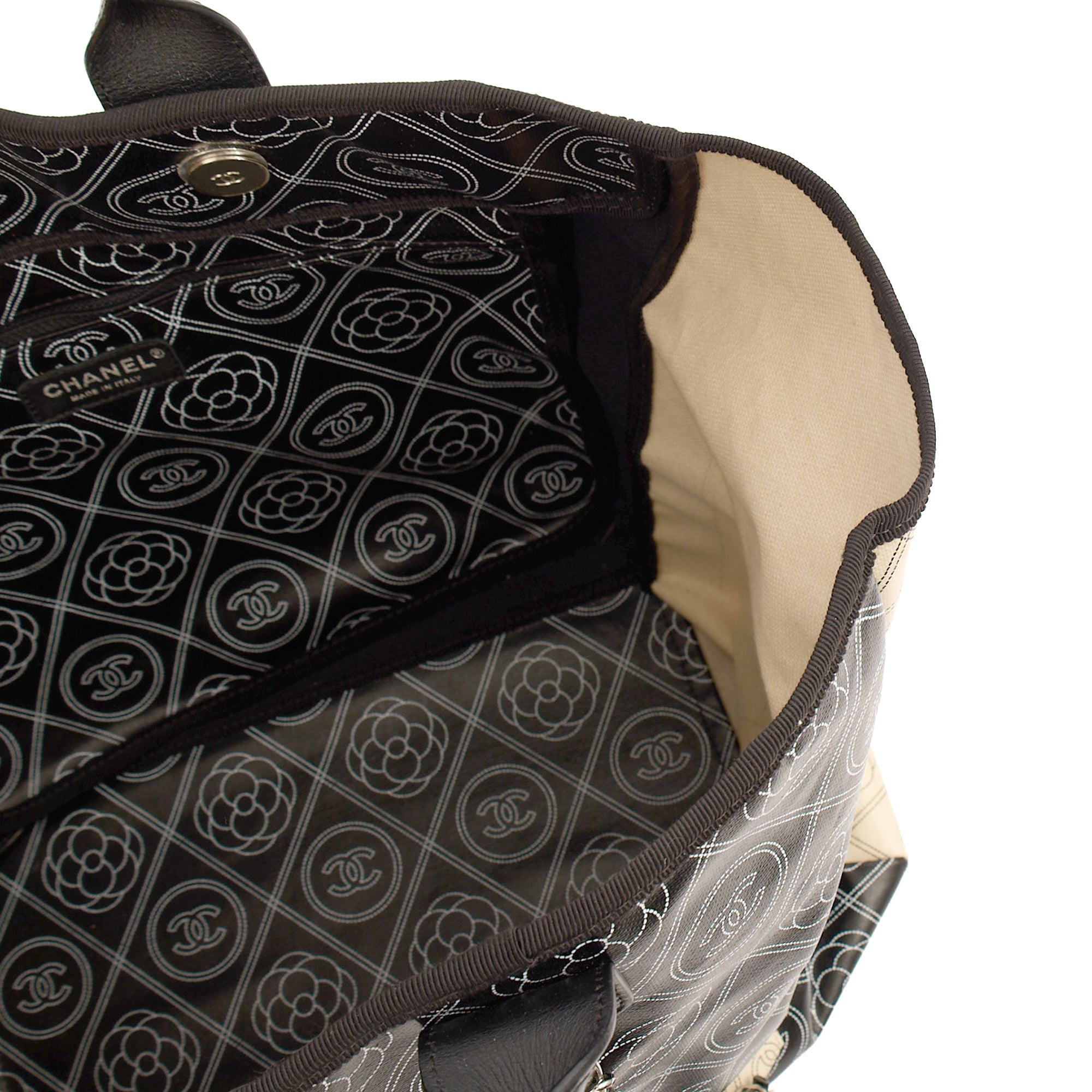 **RUNWAY PIECE** Chanel Camelia Shopping Tote in Calfskin Leather