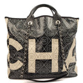 **RUNWAY PIECE** Chanel Camelia Shopping Tote in Calfskin Leather