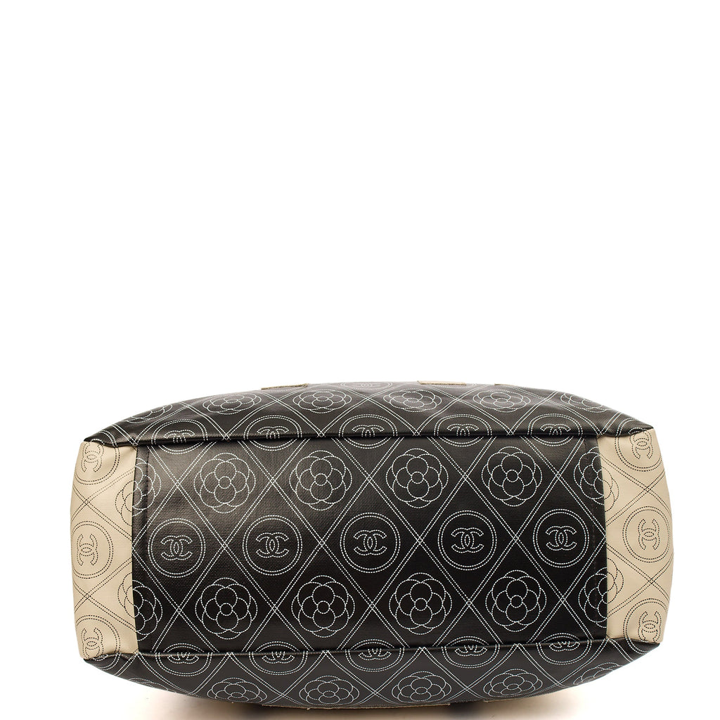 **RUNWAY PIECE** Chanel Camelia Shopping Tote in Calfskin Leather