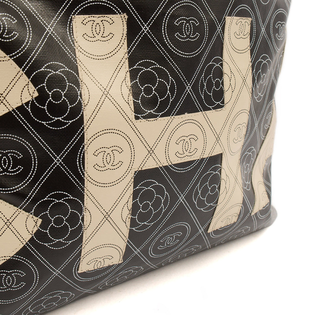 **RUNWAY PIECE** Chanel Camelia Shopping Tote in Calfskin Leather