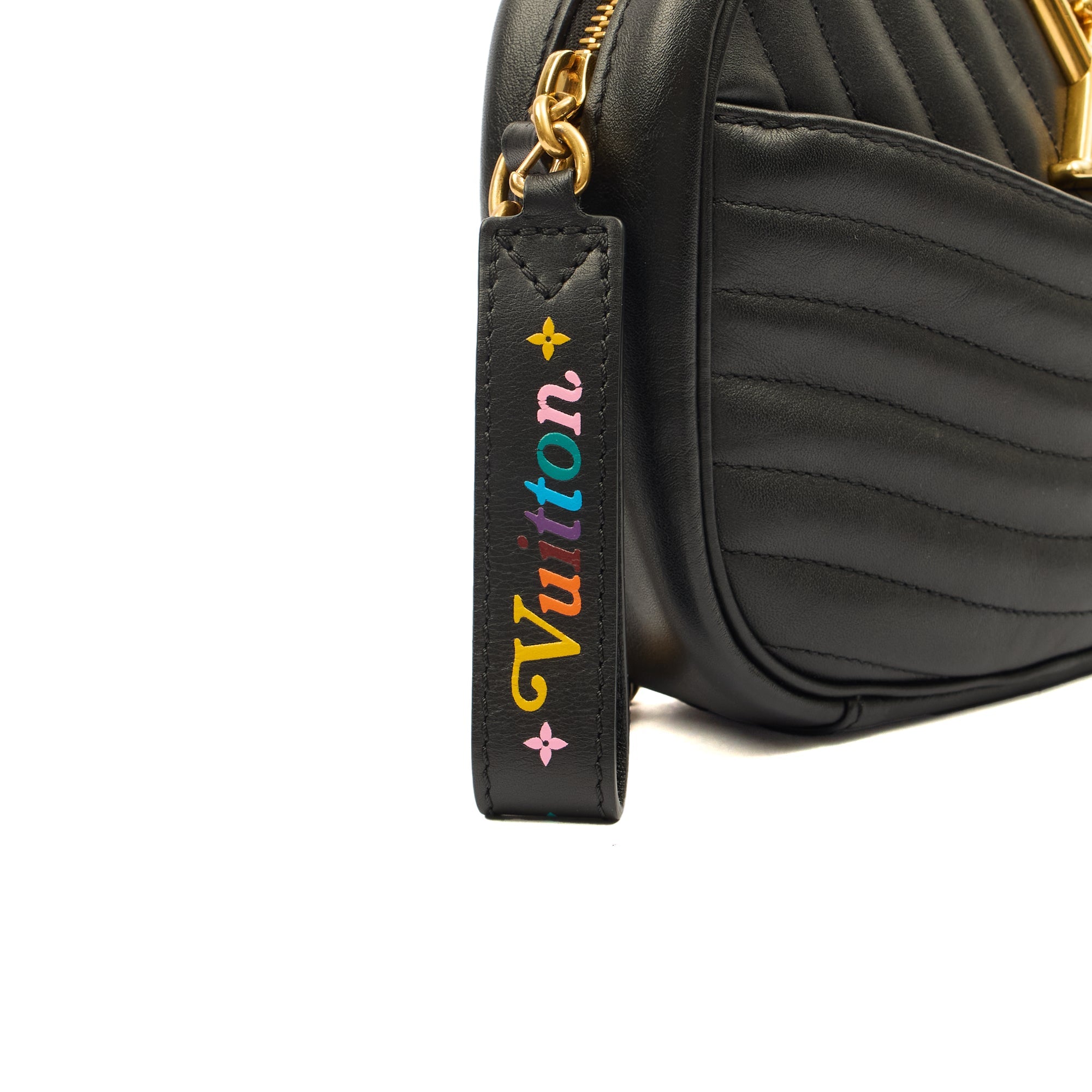 Louis Vuitton Cross Body New Wave PM Chain Bag  in Black, Leather