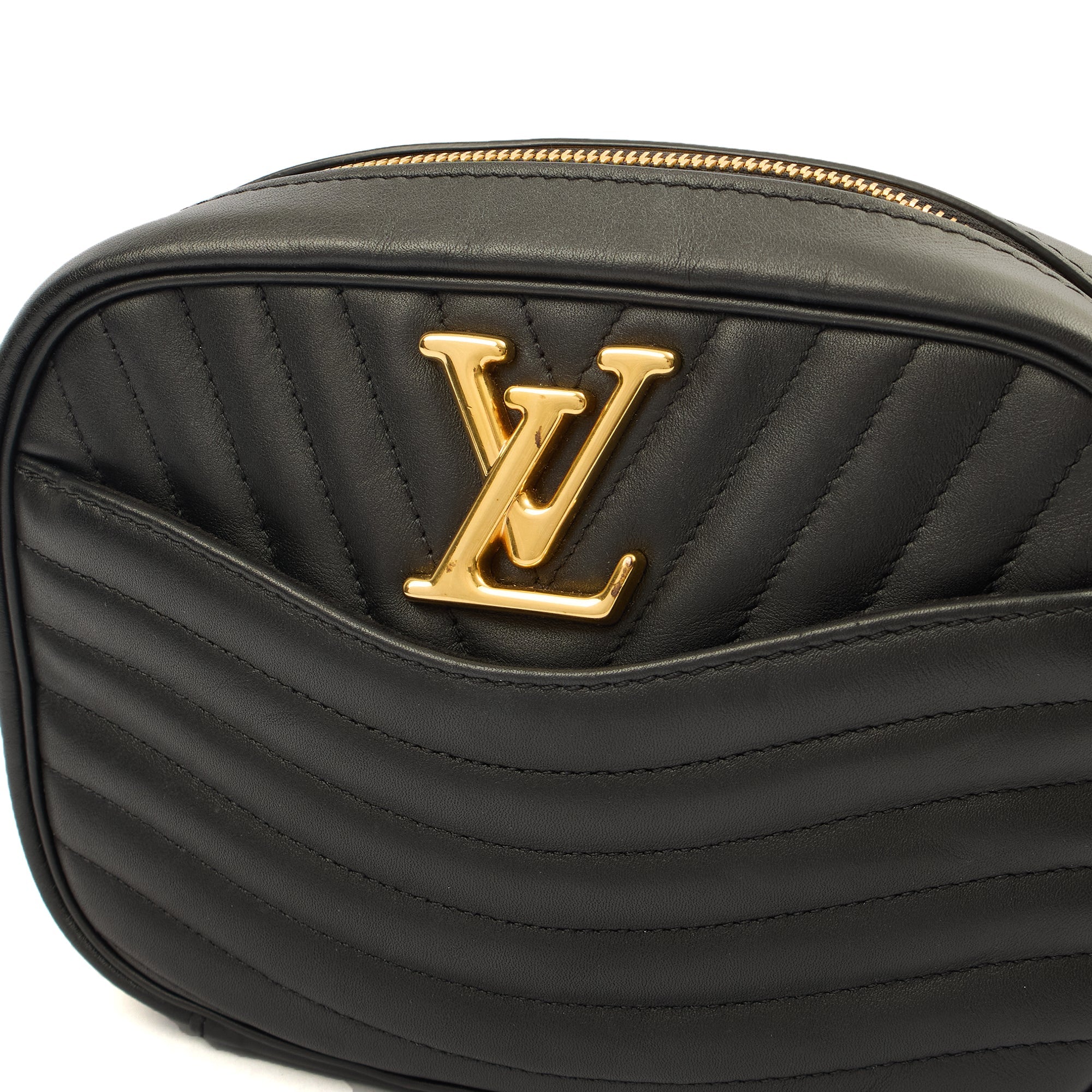 Louis Vuitton Cross Body New Wave PM Chain Bag  in Black, Leather