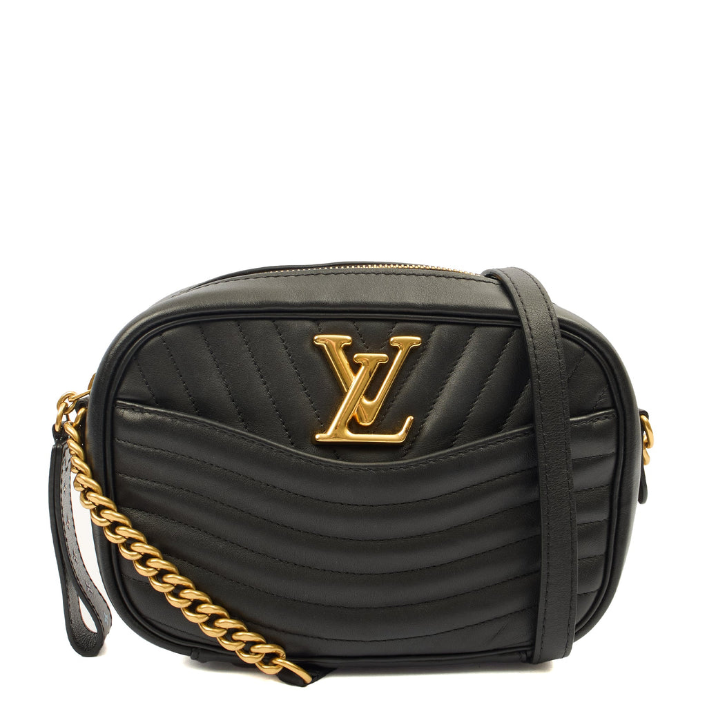 Louis Vuitton Cross Body New Wave PM Chain Bag  in Black, Leather