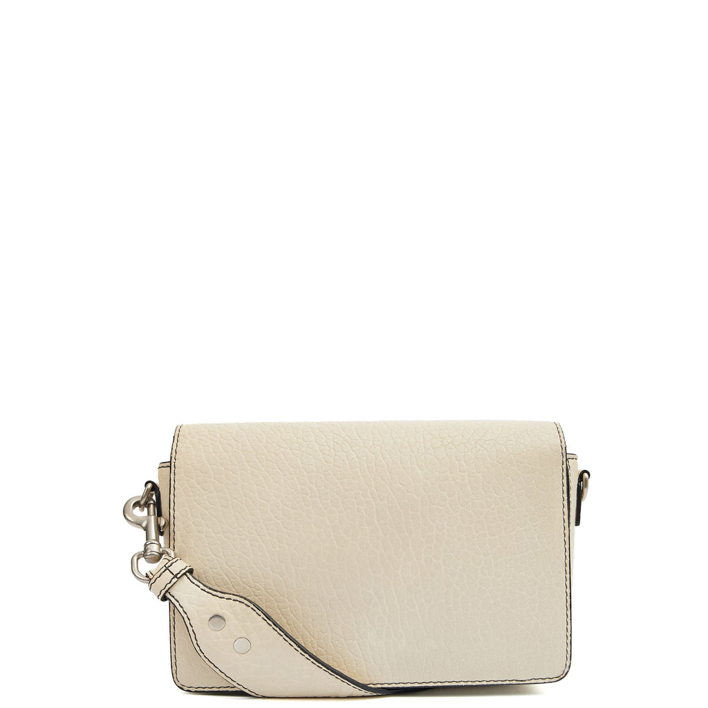 Christian Dior Cross Body Diorevolution Flap Bag in White, Calfskin