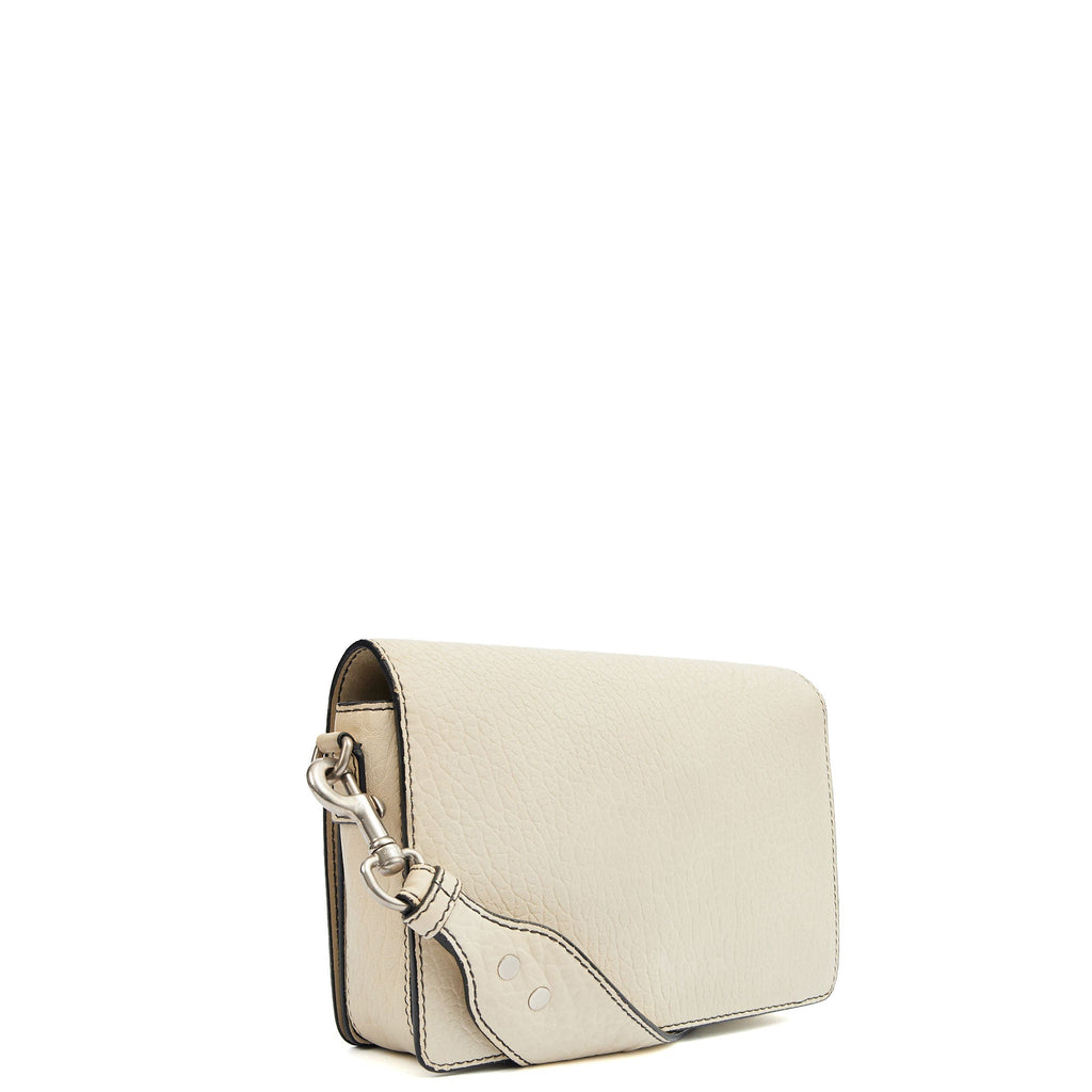 Christian Dior Cross Body Diorevolution Flap Bag in White, Calfskin