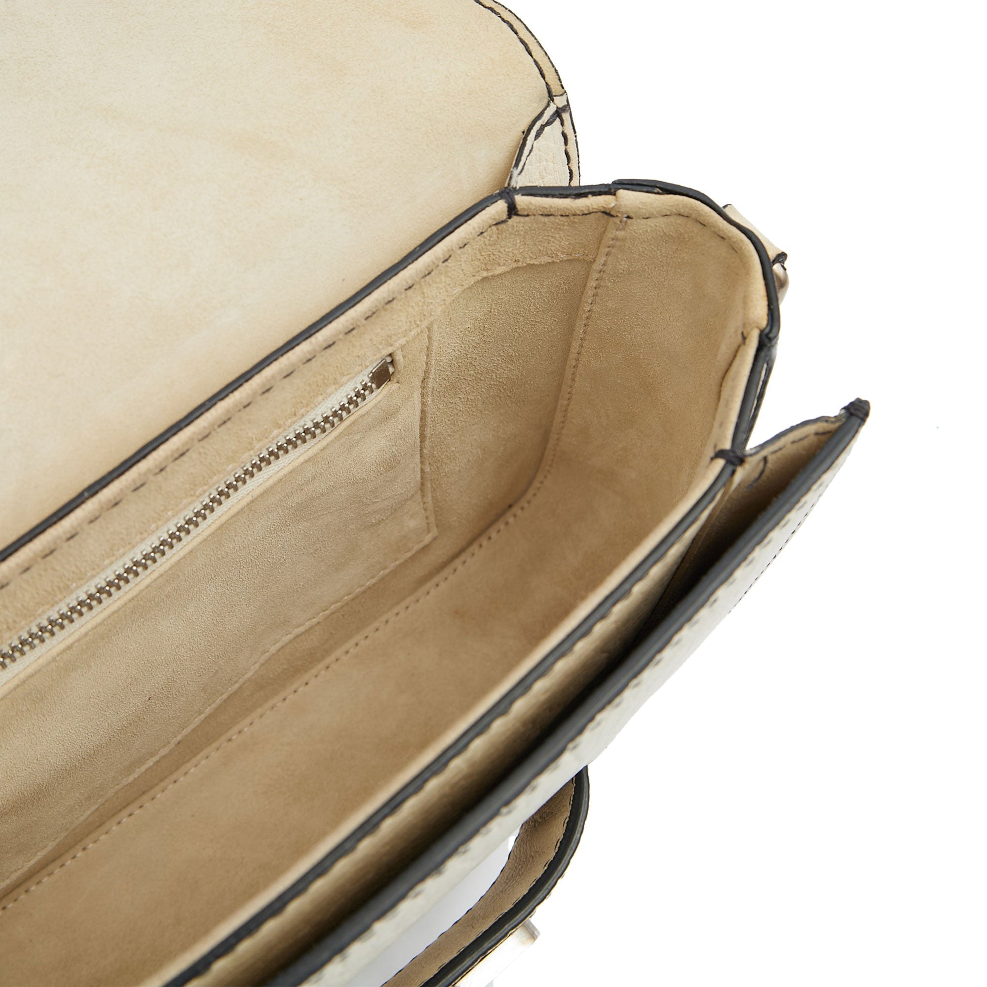 Christian Dior Cross Body Diorevolution Flap Bag in White, Calfskin