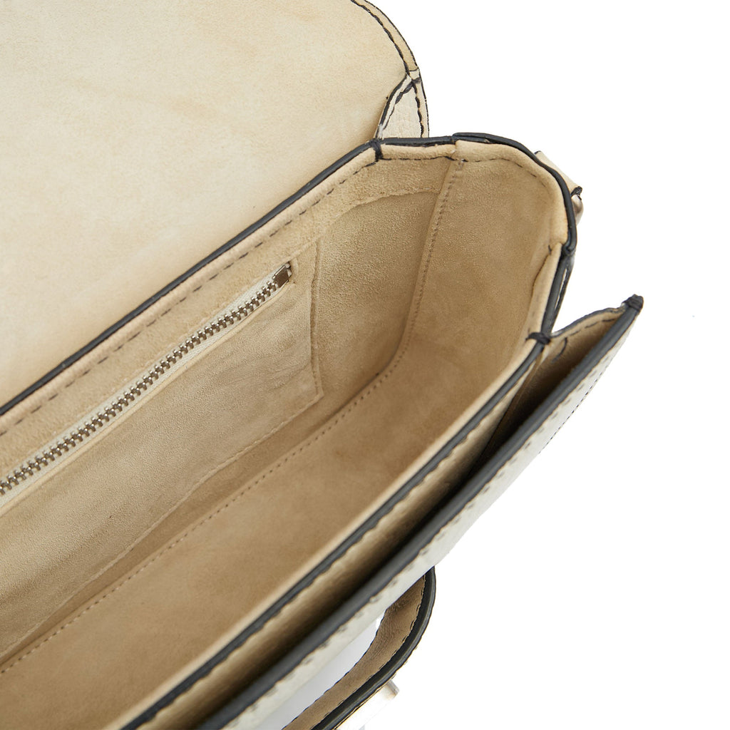 Christian Dior Cross Body Diorevolution Flap Bag in White, Calfskin