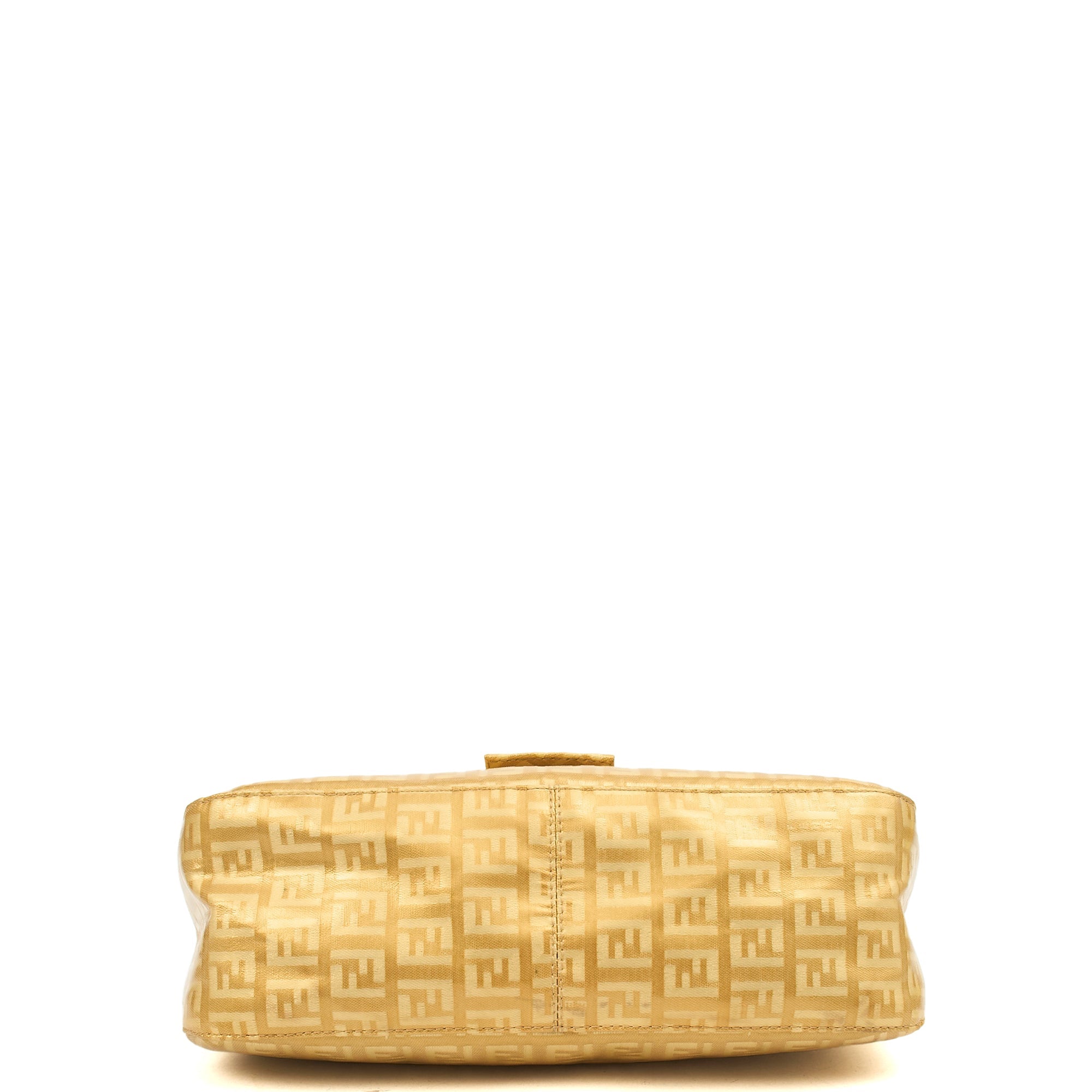 Fendi Shoulder Bag Baguette in Metallic, Patent Leather
